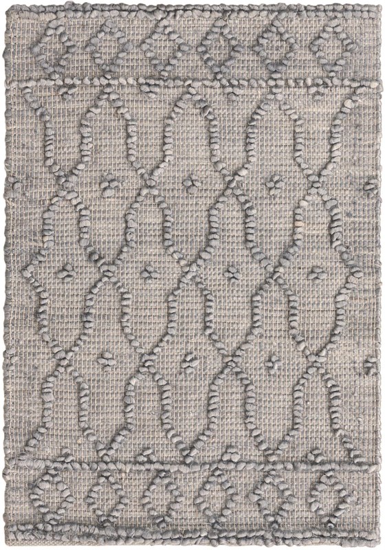2' 2 x 3' 1 Ringwood · Lattice rug, heathered gray
