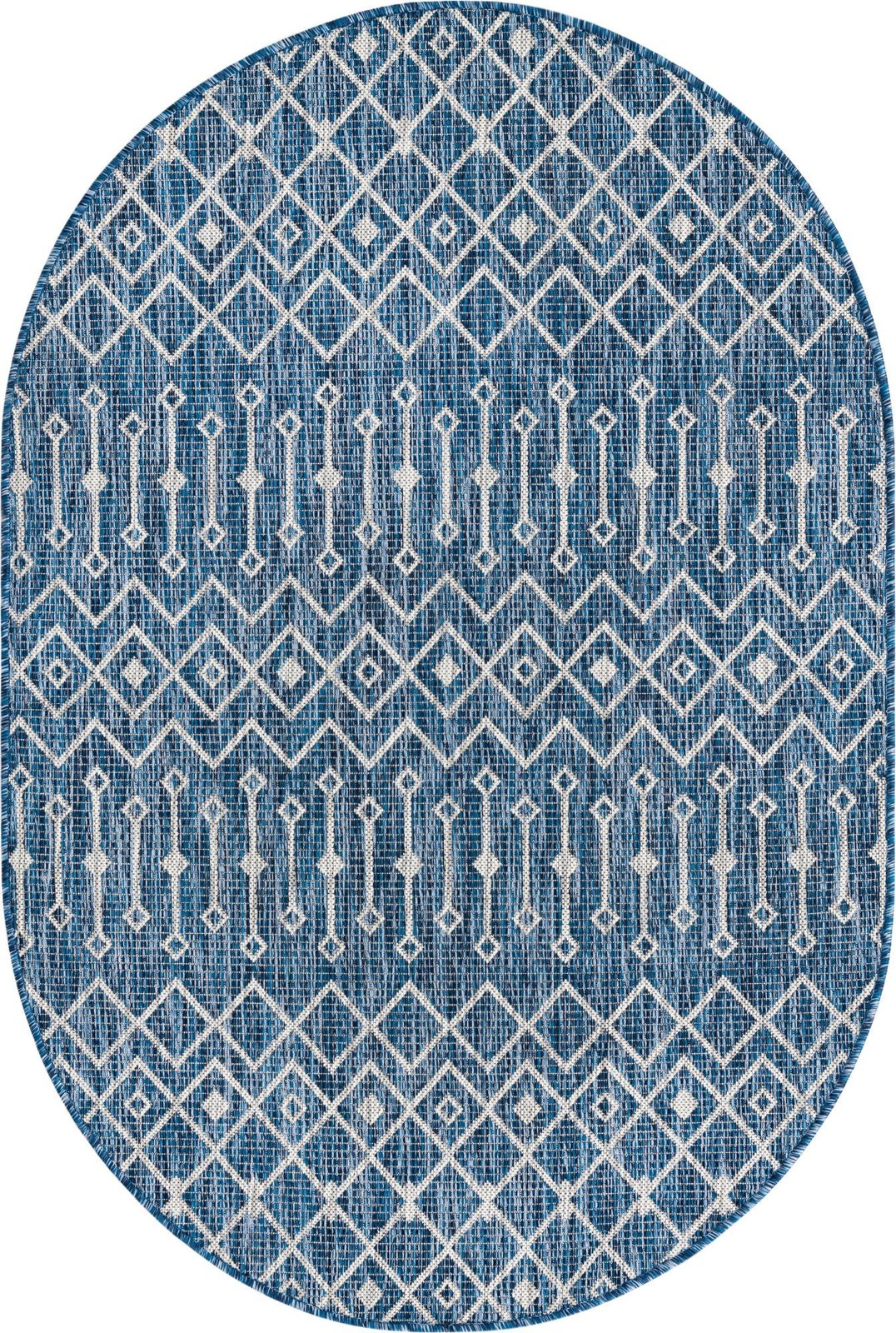 4' x 6' Kearney · Diamond Outdoor Rug, blue