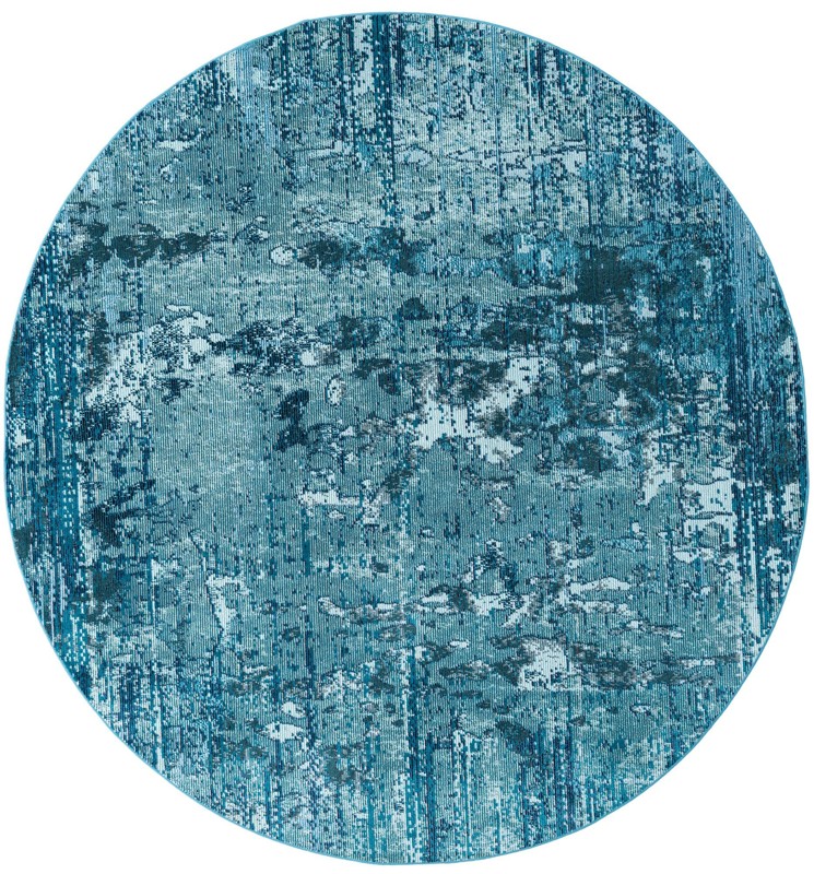 Turnstone · Abstract rug, blue and teal