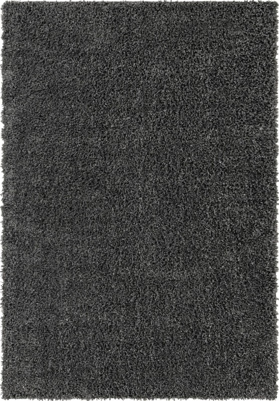 Dunham · Solid shag rug, charcoal