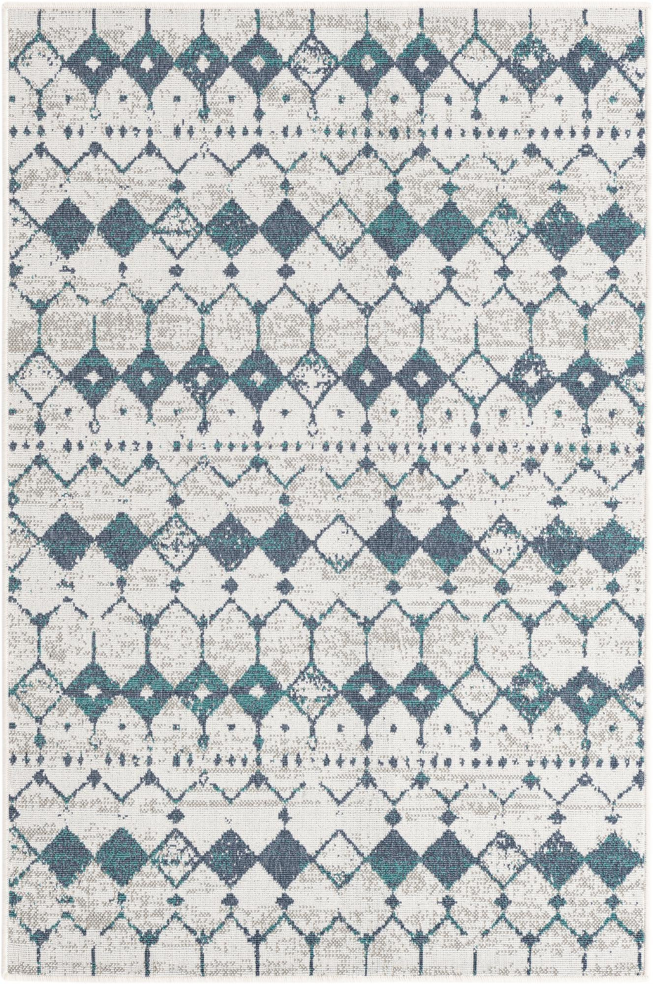 4' x 6' Stowe · Diamond Outdoor Rug