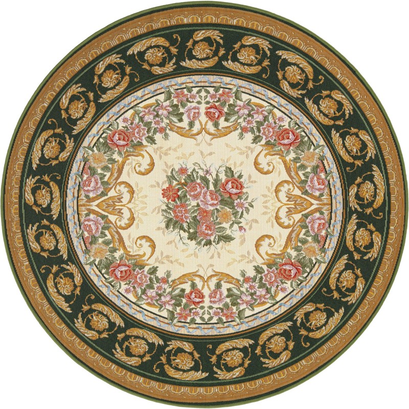 5' x 5' Lomax · Floral / botanical Outdoor Rug