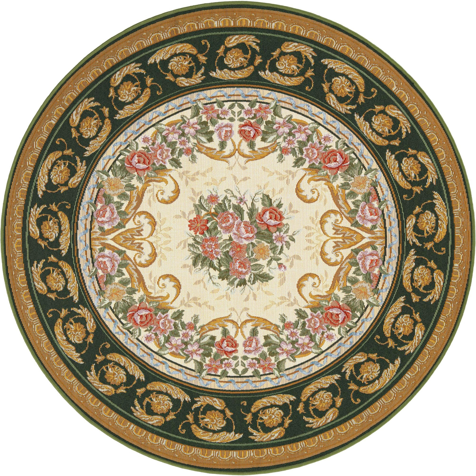 5' x 5' Lomax · Floral / botanical Outdoor Rug