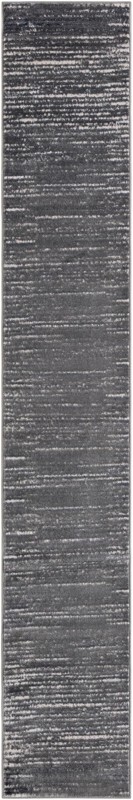 Tate · Linear abstract rug, gray and ivory