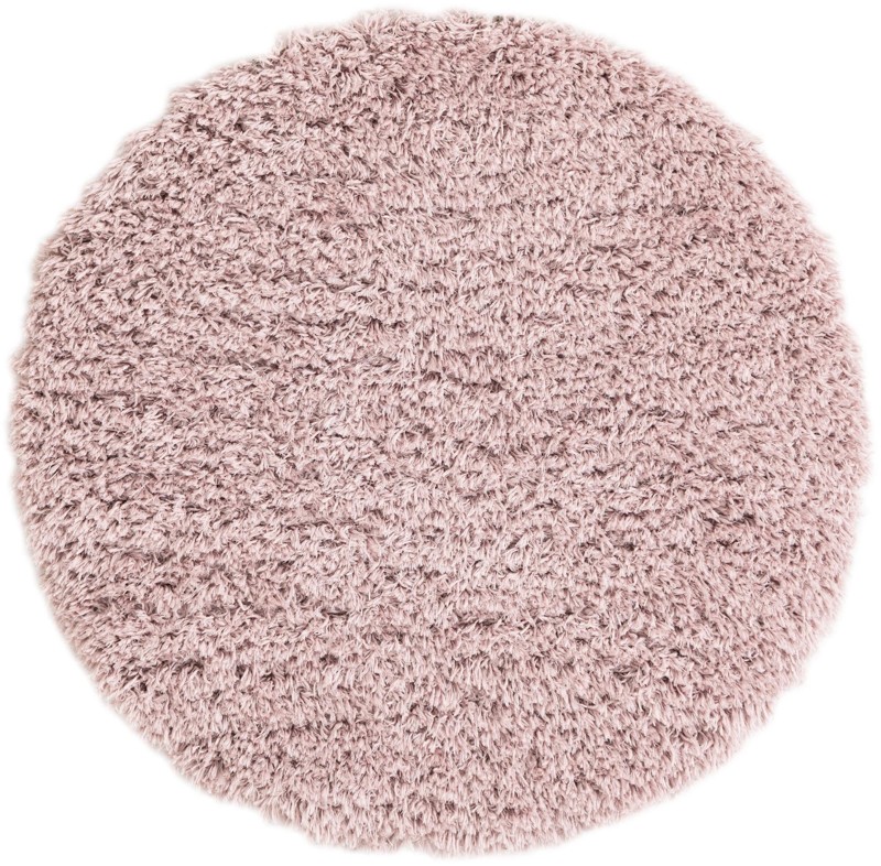 4' x 4' Olympia · Solid Shag Rug, lavender
