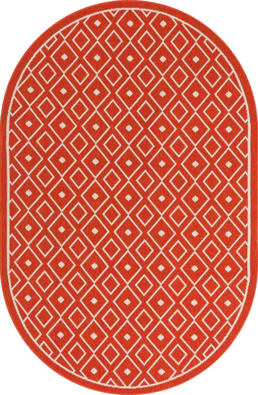5' 3 x 8' Revell · Diamond Outdoor Rug