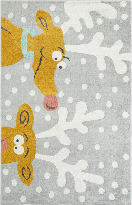5' 3 x 8' Dove · Pictoral rug, gray