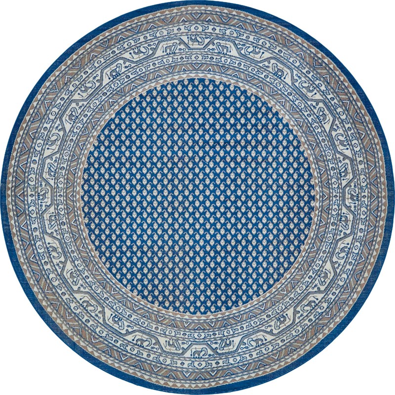 5' x 5' Jameson · Border rug