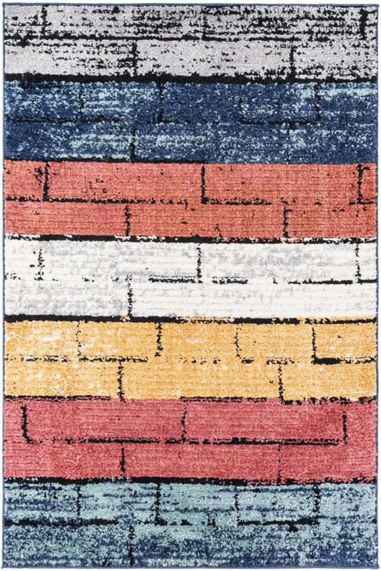 4' x 6' Gibbs · Geometric rug, multi