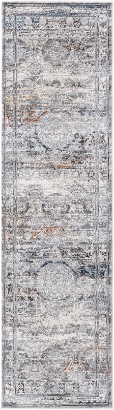 2' x 8' Thrupp · Border rug, multi