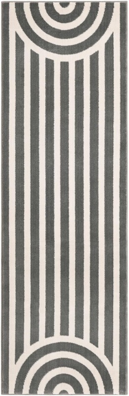 Nye · Geometric rug, silver gray