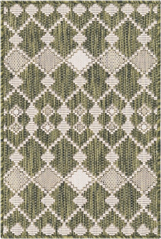 2' x 3' Ramsden · Diamond Outdoor Rug, green