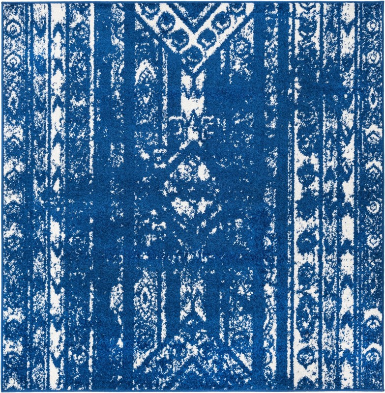 Underhill · Medallion rug, navy blue