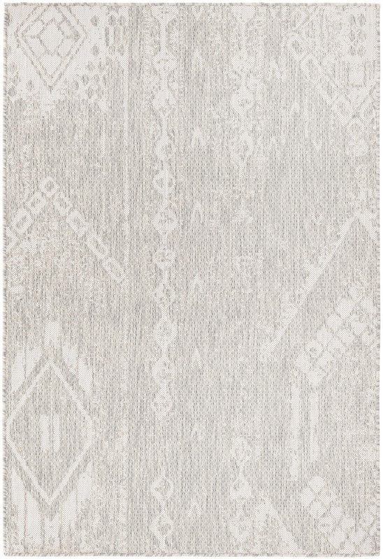 4' x 6' Wildman · Diamond Outdoor Rug, gray