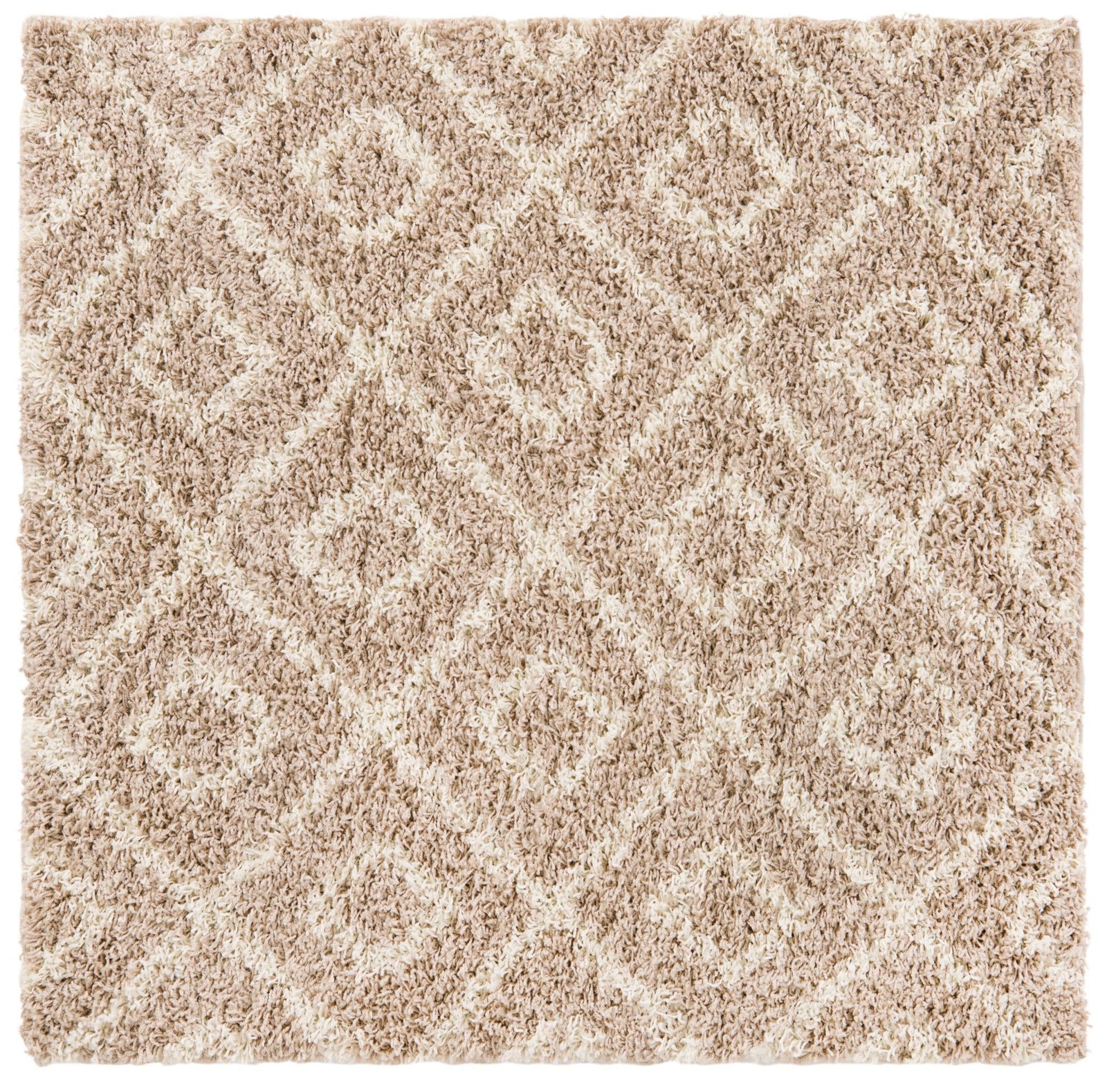 4' x 4' Brock · Diamond Shag Rug
