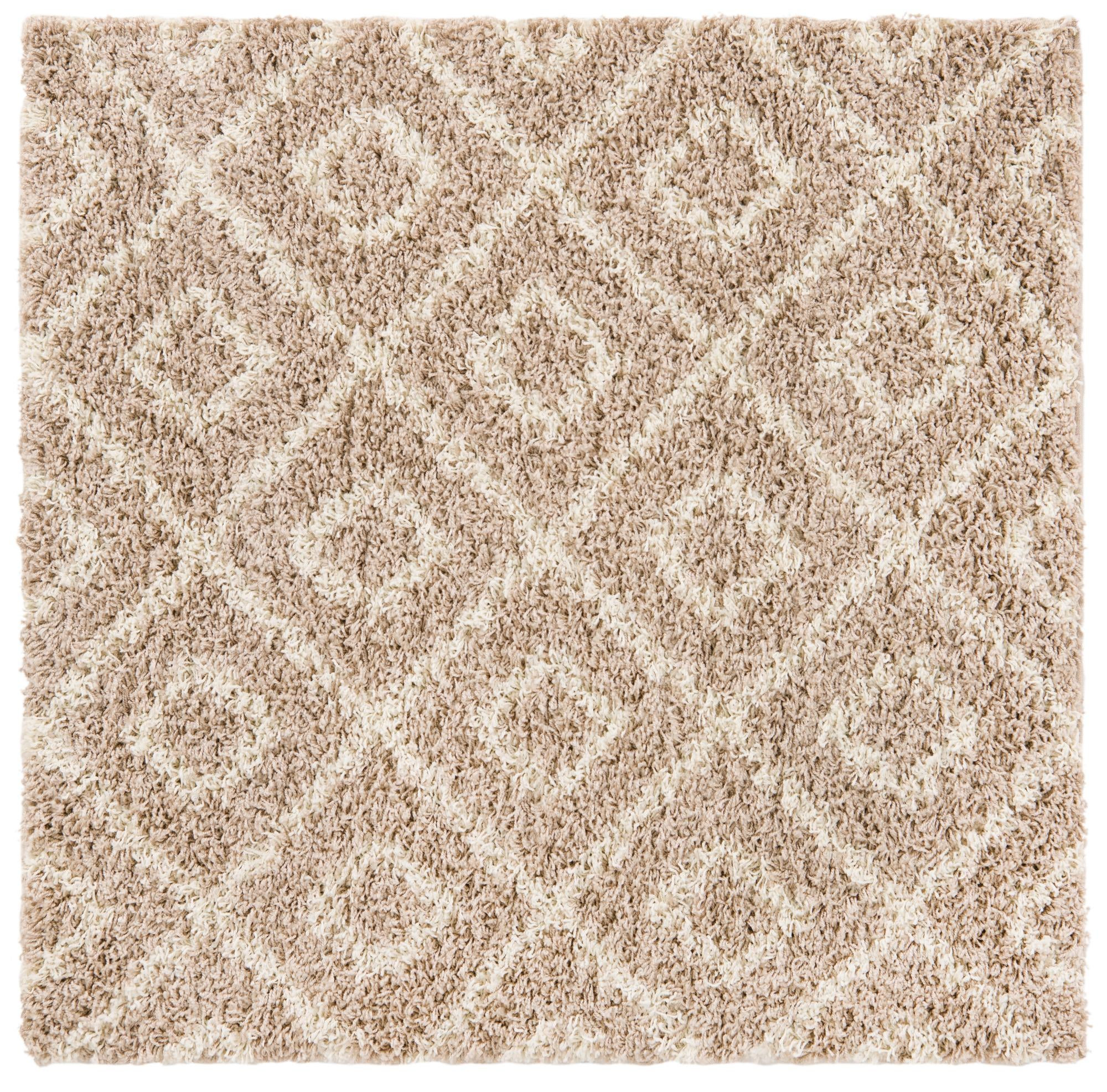 4' x 4' Brock · Diamond Shag Rug
