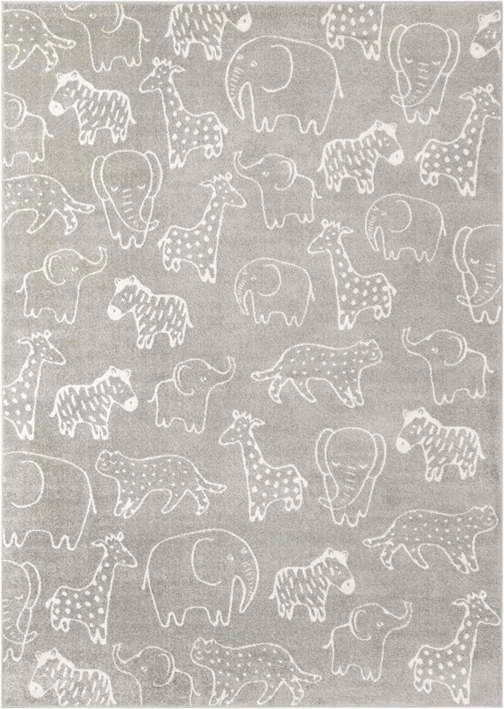 7' 10 x 11' Ernest · Pictoral rug, gray
