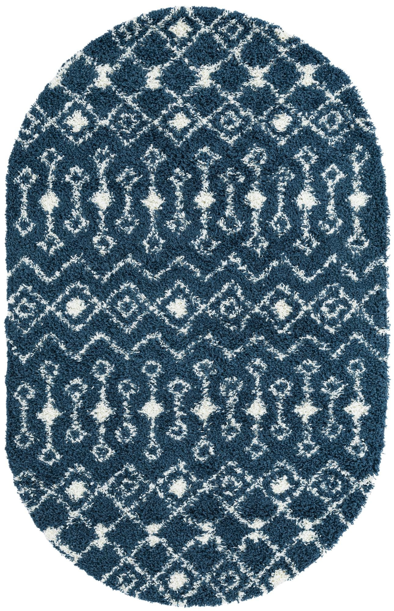 5' 3 x 8' Bayley · Diamond Shag Rug