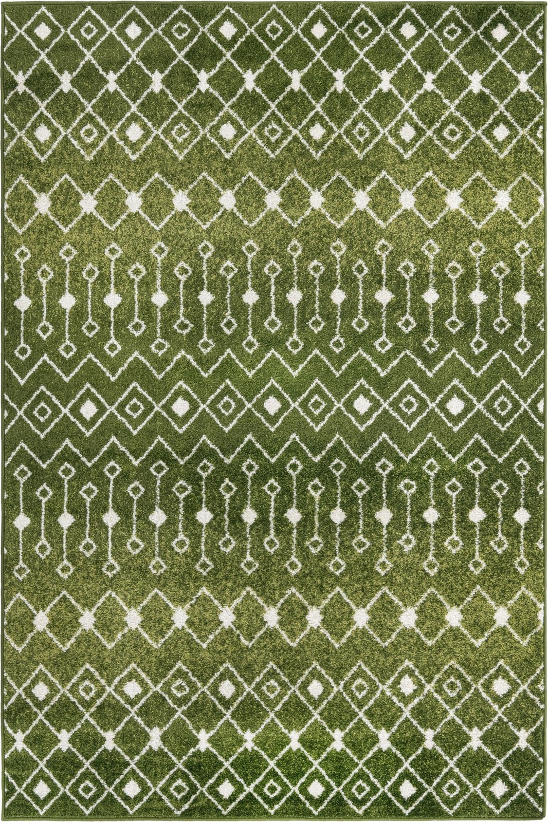 5' 3 x 8' Boswell · Chevron rug, green