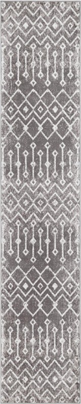 2' 7 x 13' Eugene · Chevron rug, stonegray