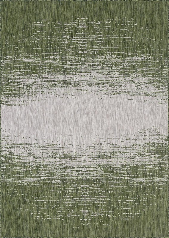 7' x 10' Buell · Abstract Outdoor Rug, green
