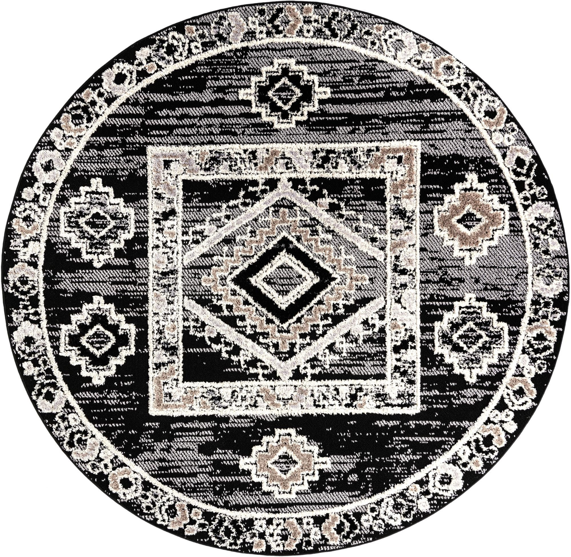 7' x 7' Hillcrest · Border rug