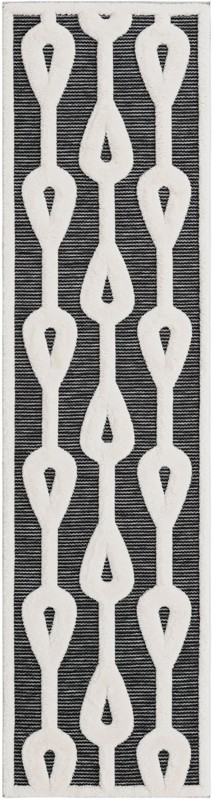 2' 7 x 10' Russell · Geometric rug, gray