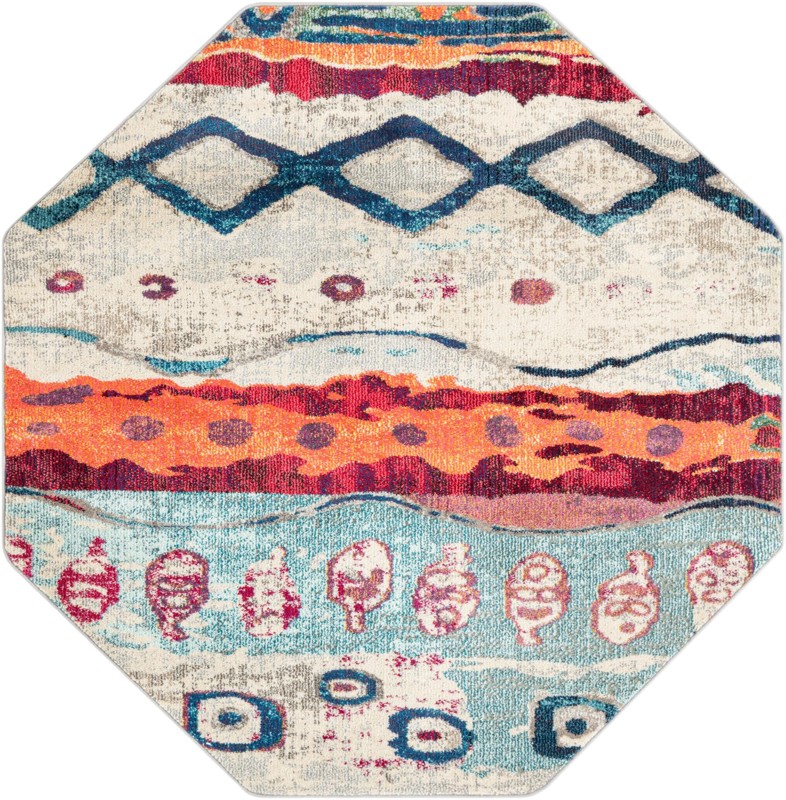 Paxman · Abstract Washable Rug, multi