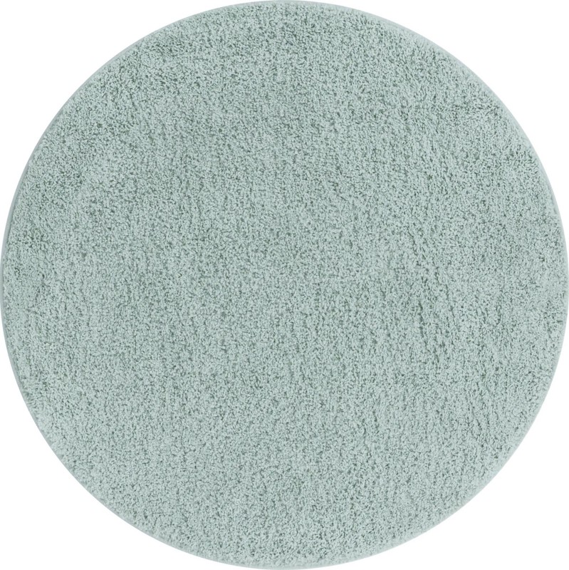 3' 3 x 3' 3 Calvert · Solid shag rug, sage green