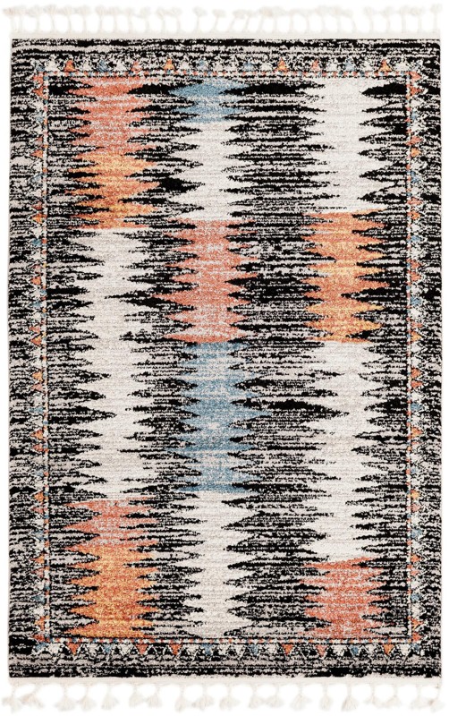 4' x 6' Sweeney · Border rug, multi