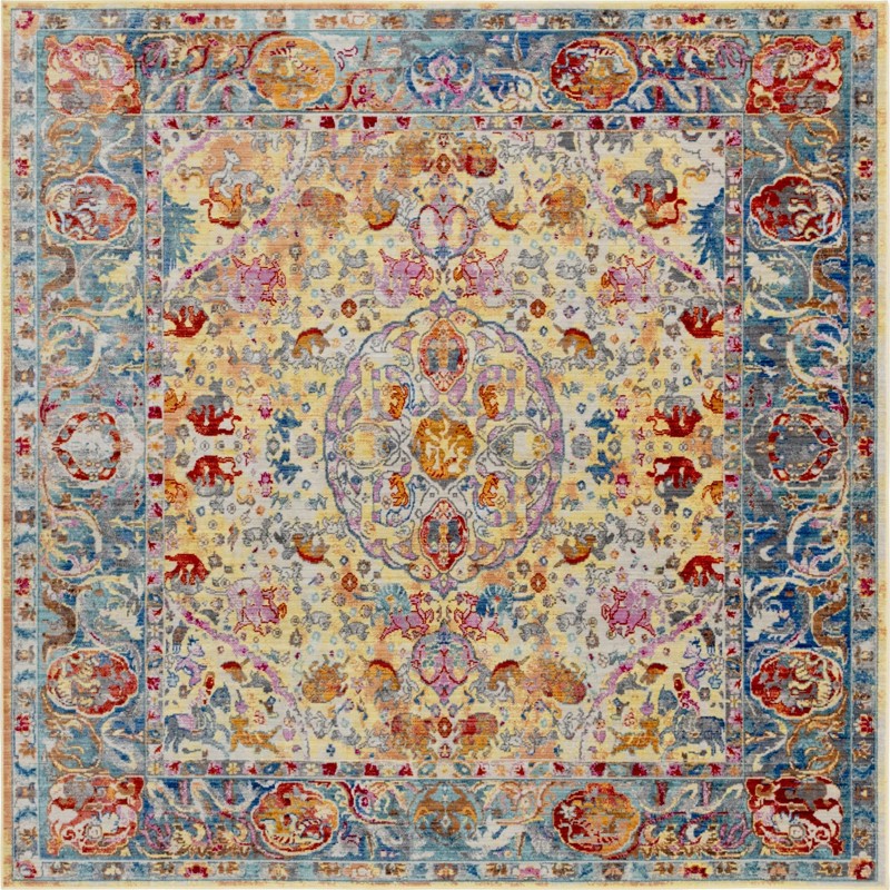 8' x 8' Bancroft · Border rug