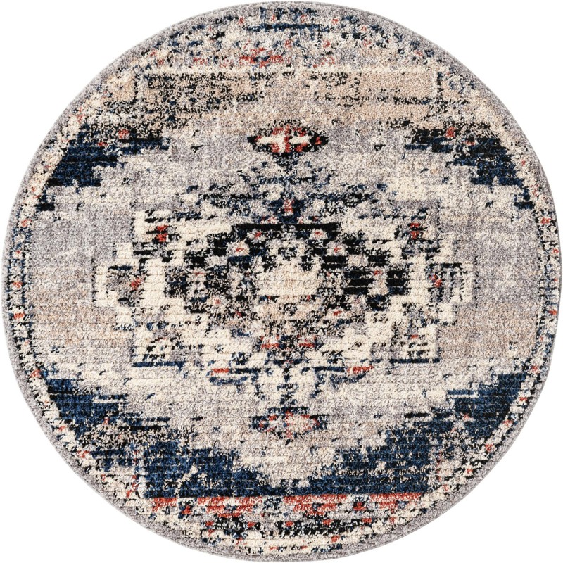 Burton · Border rug, gray