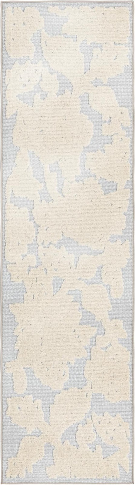 2' x 8' Lidell · Floral / botanical Outdoor Rug, gray