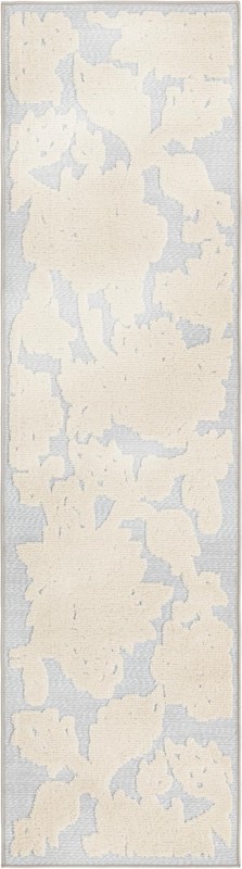 2' x 8' Lidell · Floral / botanical Outdoor Rug, gray