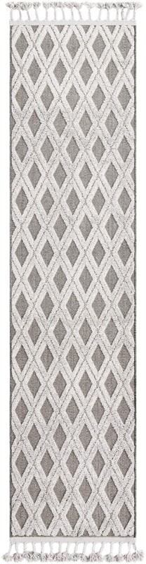 2' x 8' Goshen · Diamond rug, charcoal