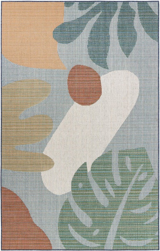 Sturgis · Abstract Outdoor Rug, blue