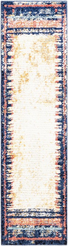 2' x 7' 10 Cardew · Border rug, multi