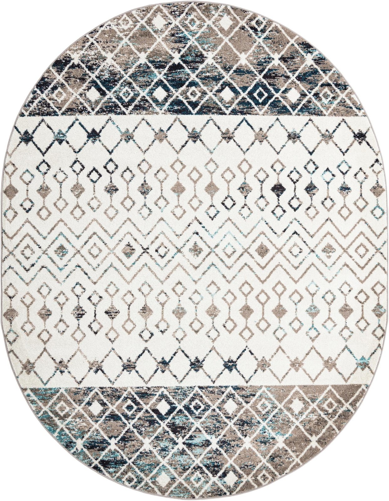 7' 10 x 10' Vernon · Border rug