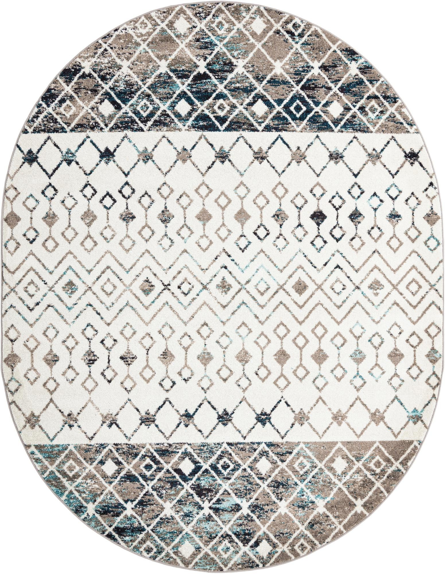 7' 10 x 10' Vernon · Border rug