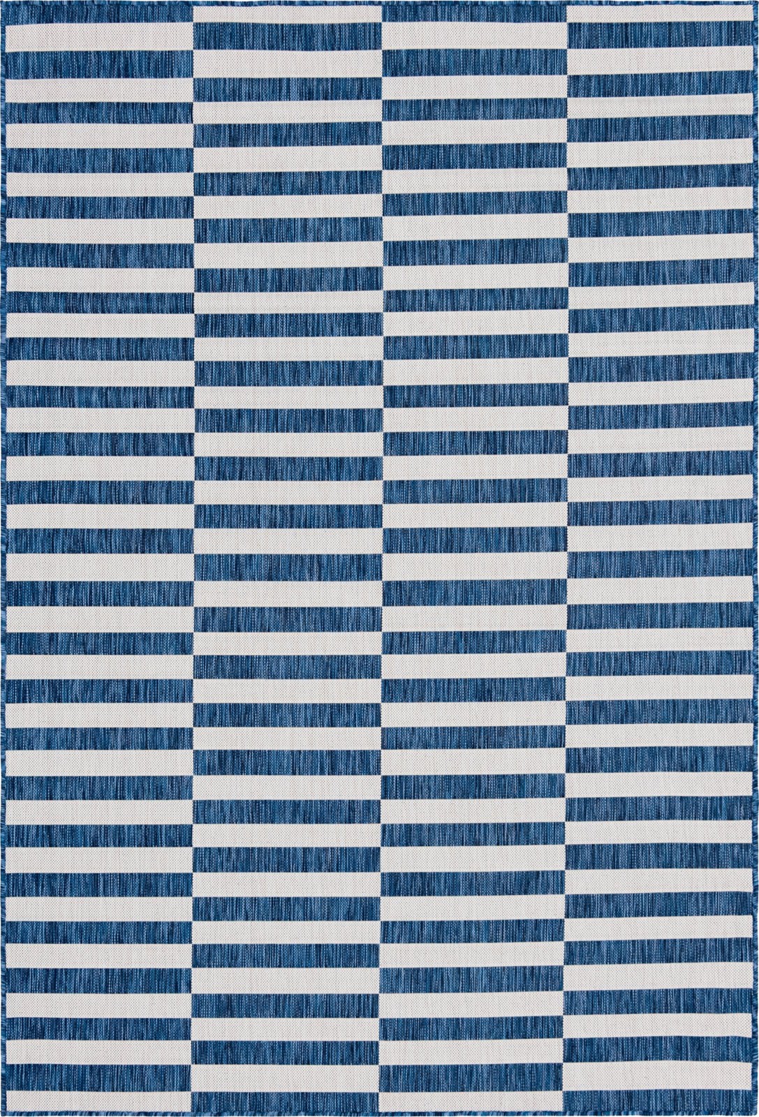 6' x 9' Ainsley · Geometric Outdoor Rug, blue