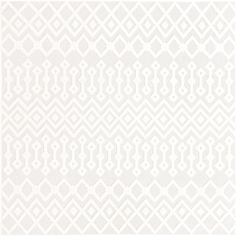 Creed · Chevron Outdoor Rug, ivory