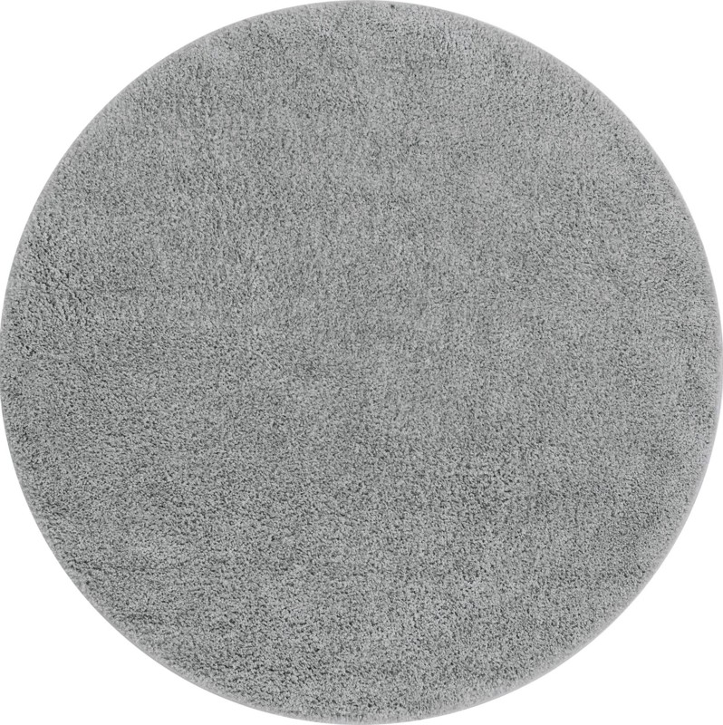 3' 3 x 3' 3 Calvert · Solid Shag Rug, cloud gray