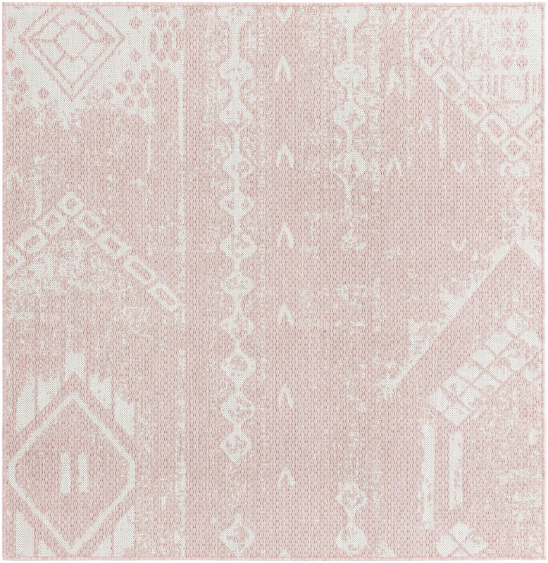 5' 3 x 5' 3 Wildman · Diamond Outdoor Rug, pink