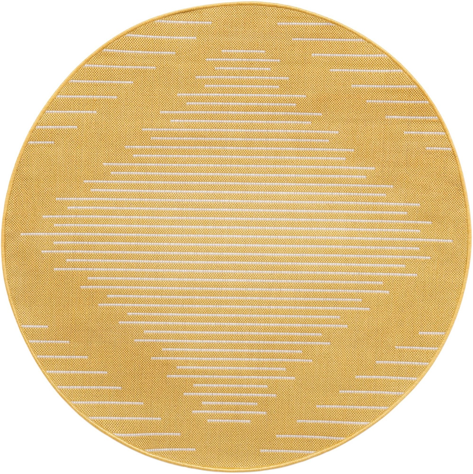 3' x 3' Harlow · Diamond Outdoor Rug, yellow
