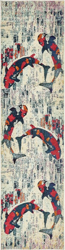 2' 7 x 10' Rosedale · Abstract Washable Rug