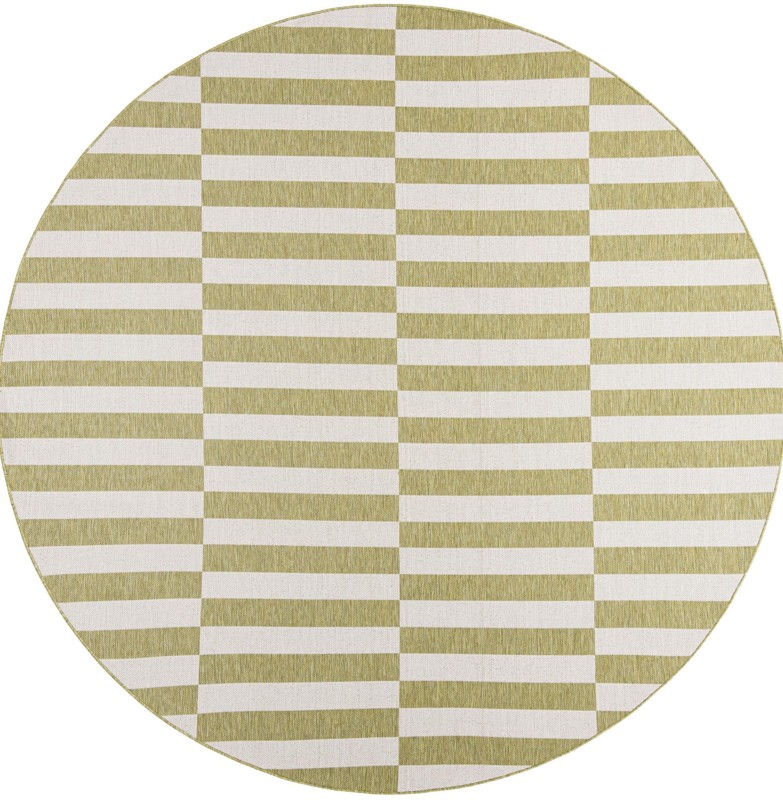 10' x 10' Ainsley · Geometric Outdoor Rug, green