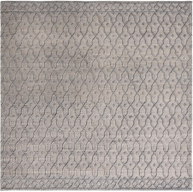 Ringwood · Lattice rug, heathered gray