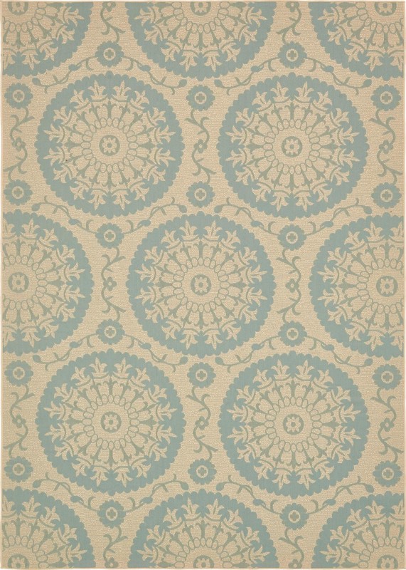 8' x 11' 4 Fanshawe · Medallion Outdoor Rug