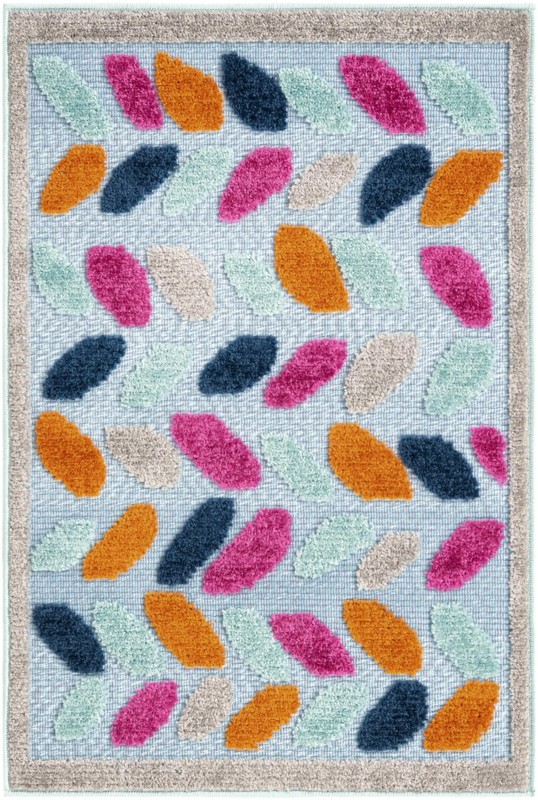 2' x 3' Boyd · Border Outdoor Rug, blue