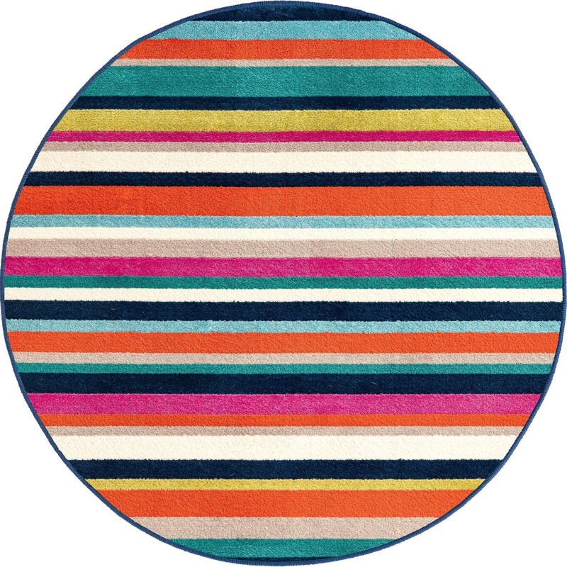 Vernal · Striped rug, multi